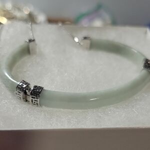 Elegant Silver 925 Joy Green Bracelet